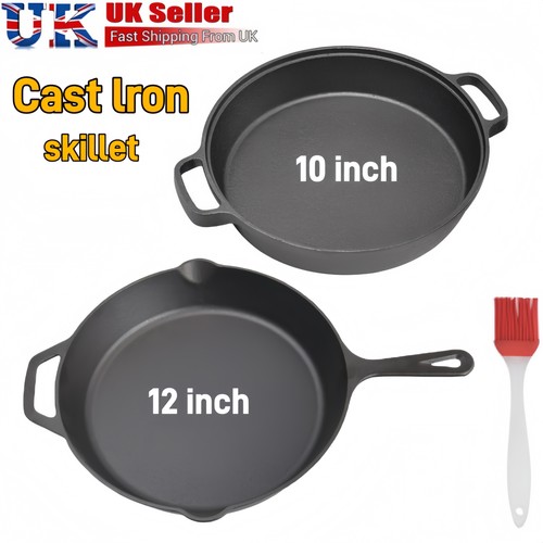 Large cast iron skillet - large,