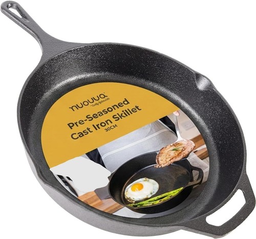 Pre seasoned cast - iron, skillet