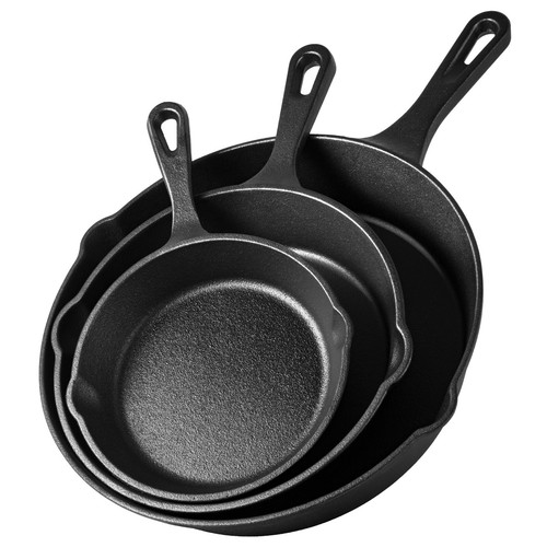 Cast iron skillet set - set,, piece