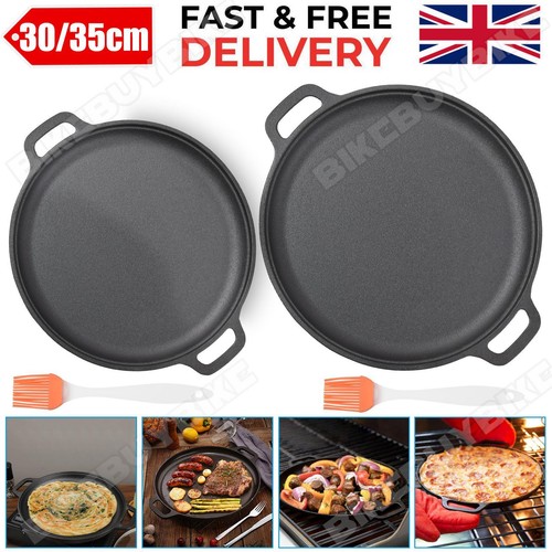 30cm 35cm cast iron skillet - 35cm,