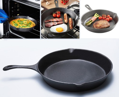 Pre seasoned cast iron - seasoned,