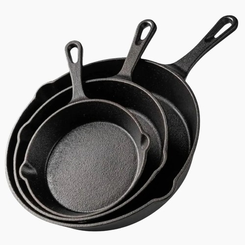 Nuovva pre seasoned cast - pre-seasoned, iron