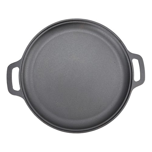 Round cast iron pizza - iron,