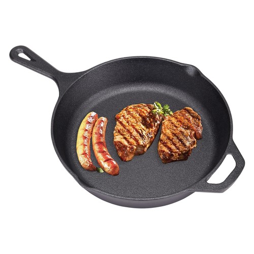 30cm round non stick cast - cast, iron