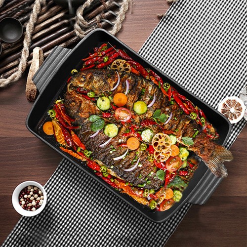 Seasoned cast iron - baking, dish