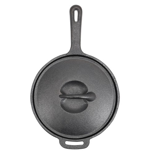 Covered cast iron sauce pot - cast,