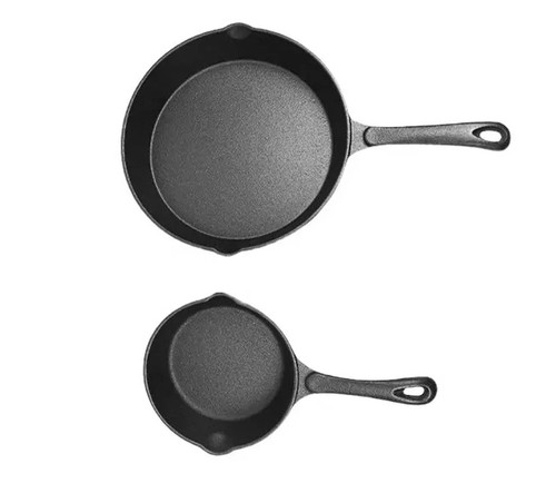 Cast iron skillet - cast, frying