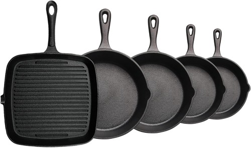 Piece cast iron frying pan - iron,