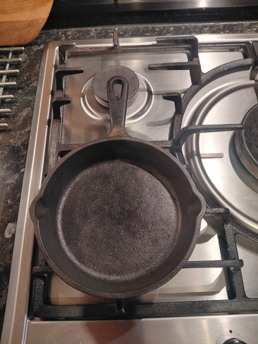 Cast iron skillet frying - iron,