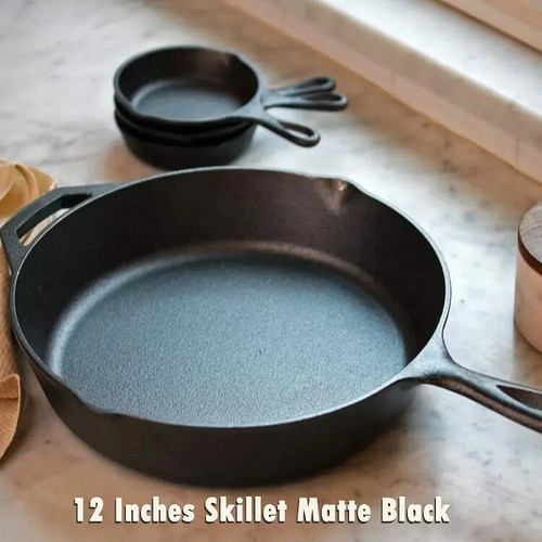 Cast iron skillet 30cm - iron,