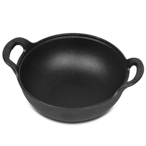 20cm cast iron wok - cast,