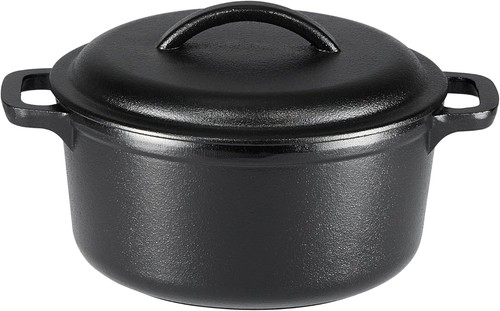 Cast iron dutch oven - iron, with