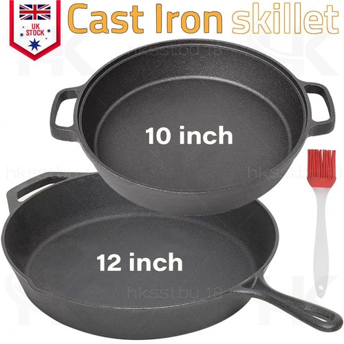 Large cast iron - cast, skillet