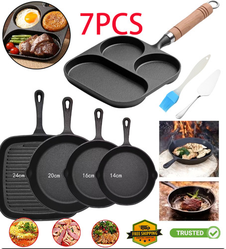 7pcs cast iron - cast, stick