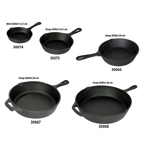 Pre seasoned cast iron frying - pre-seasoned,