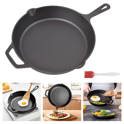 Pre seasoned cast iron skillet - pre-seasoned,