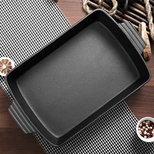 Pre seasoned deep rectangular - pre-seasoned,