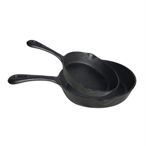 Cast iron frying pan set - iron, –