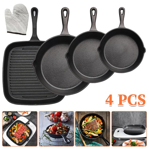 Pre seasoned cast iron - iron, skillet