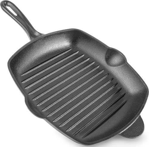 Pre seasoned cast iron griddle - pre-seasoned,